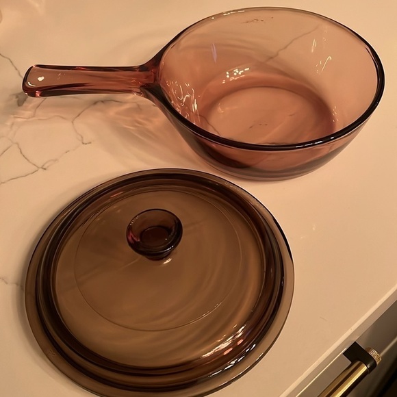 Pyrex Visions Corningware .5L Saucepan with Lid Made in France - Picture 2 of 4